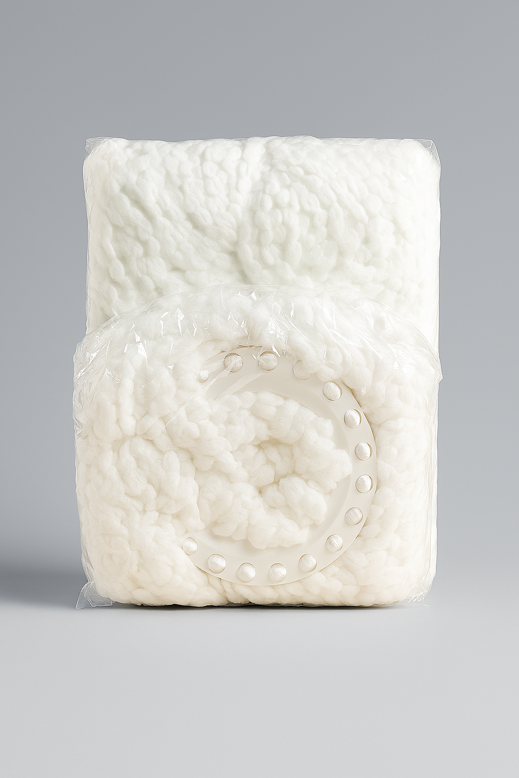 White microfiber mop head